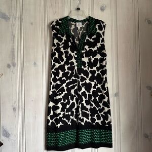 Suzi Chin for Maggy Boutique Women’s Sleeveless Dress (green/black) size 14